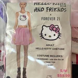 Forever 21 Hello Kitty Costume with Pink Skirt
